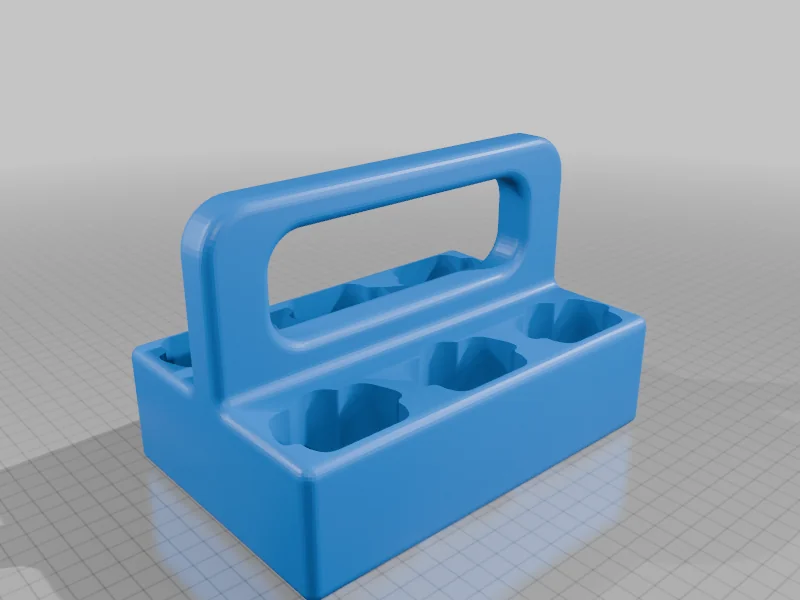 3D модель Кадди для аккумуляторов Makita 12V Max - фото 2