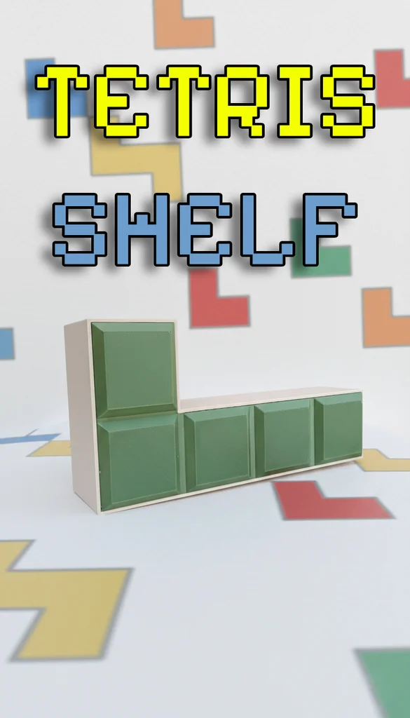 Модульная полка TETRIS – Print-in-Place