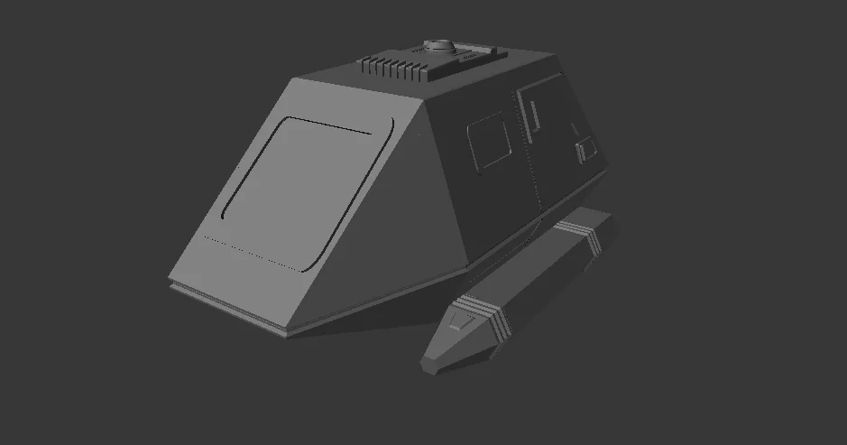 3D модель Модель AFA - 4.5" Shuttle Pod 15 - фото 1