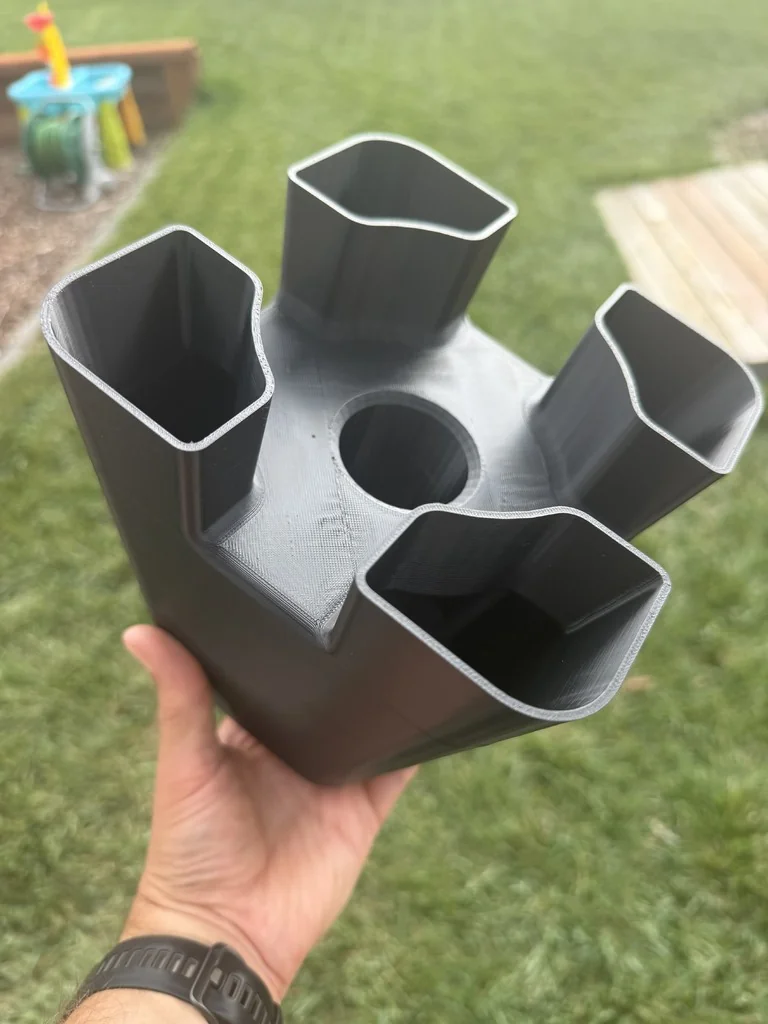 3D модель Полу-постоянная подставка для дождевателей Rainbird 1800 - фото 2