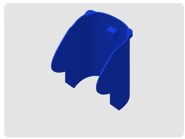 3D модель Крышка рулевого колеса для VW Vanagon - фото 2