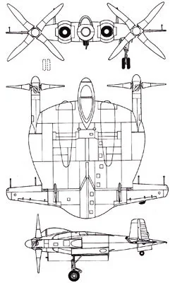 3D модель Модель XF5U Flying Pancake - фото 4