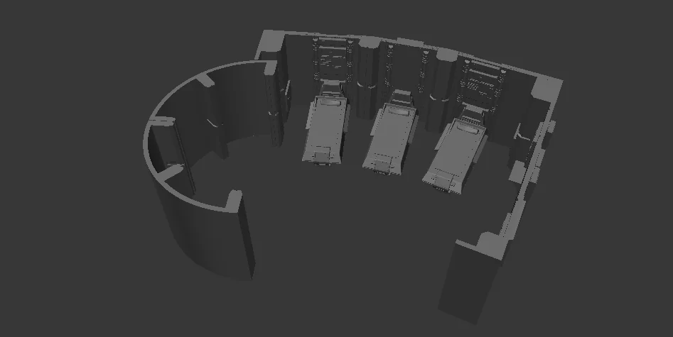 3D модель Модель AFA – Intrepid - 4.5" Scale - Больница - фото 1