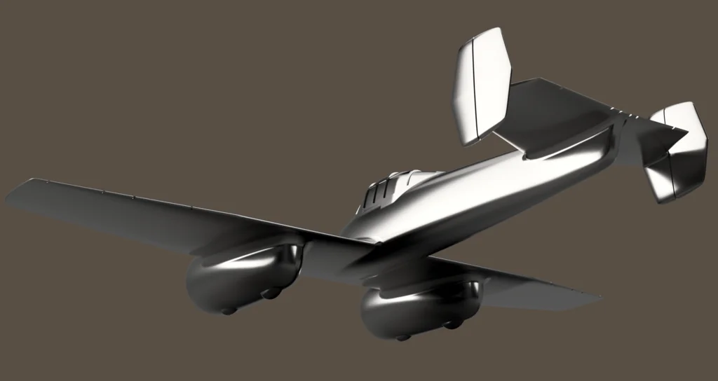 3D модель Модель XF5F-1 Skyrocket 1:64 - фото 5