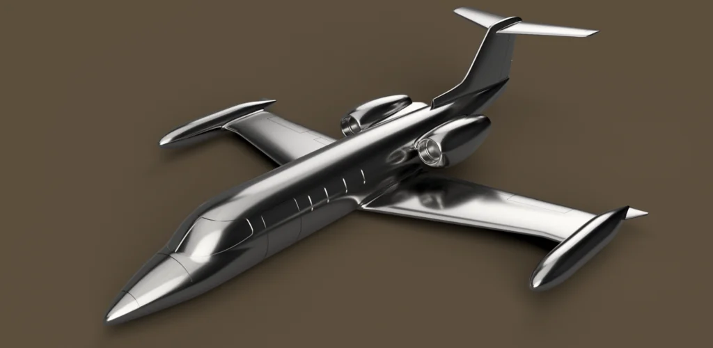 Модель Learjet 35 в масштабе 1:64