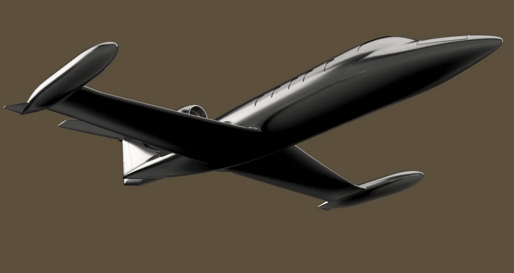 3D модель Модель Learjet 35 в масштабе 1:64 - фото 3