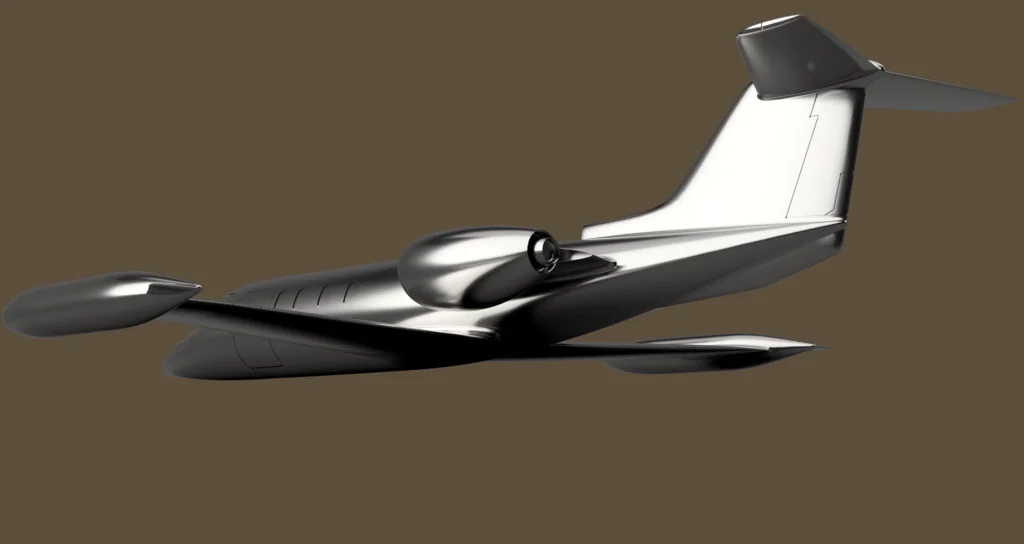 3D модель Модель Learjet 35 в масштабе 1:64 - фото 4