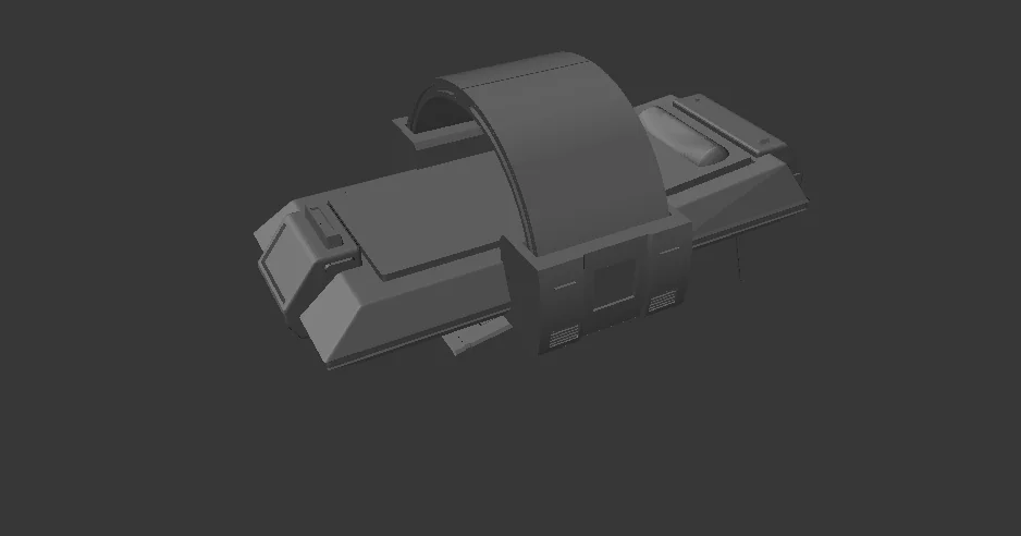 3D модель Модель AFA – Intrepid: хірургічне біо-ліжко в масштабі 4.5" STL