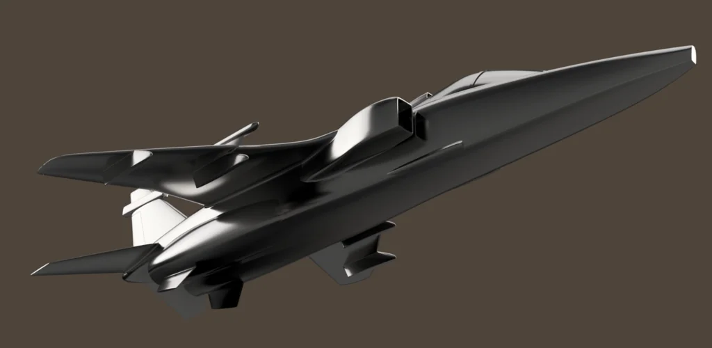 3D модель Jaguar GR.3 3D Модель в масштабе 1:64 - фото 3