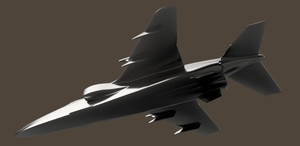 3D модель Jaguar GR.3 3D Модель в масштабе 1:64 - фото 4