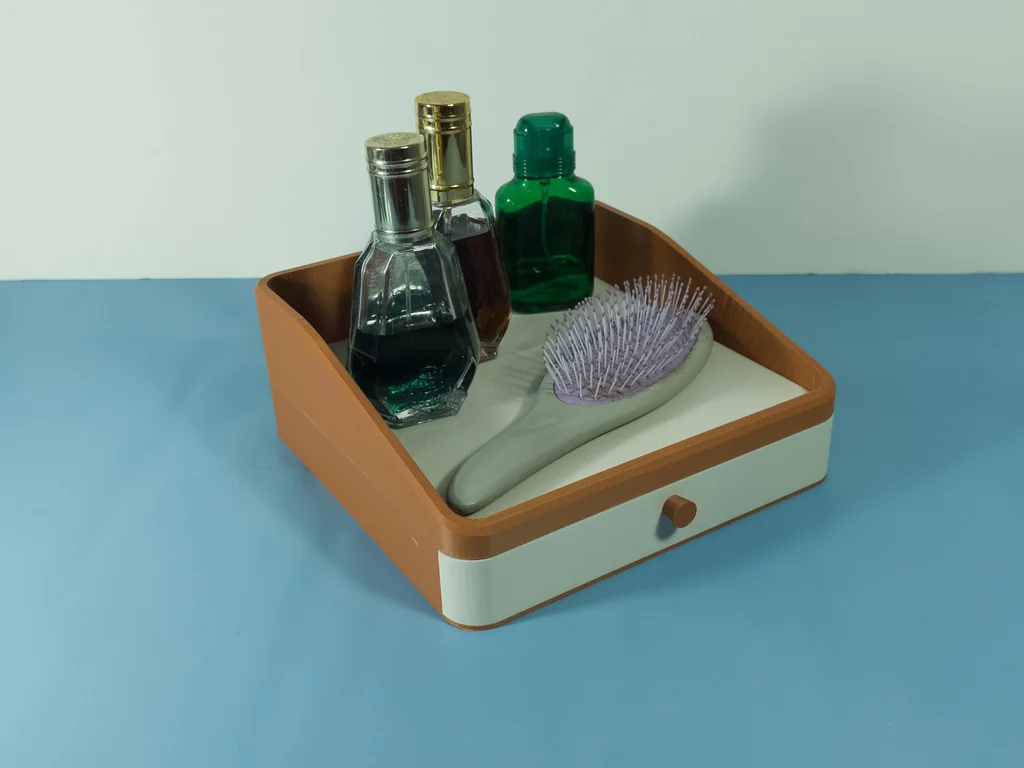 3D модель Налаштовуваний піднос з ящиками - фото 3