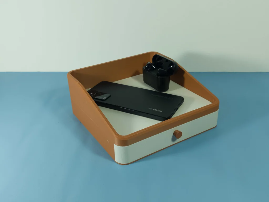 3D модель Налаштовуваний піднос з ящиками - фото 4