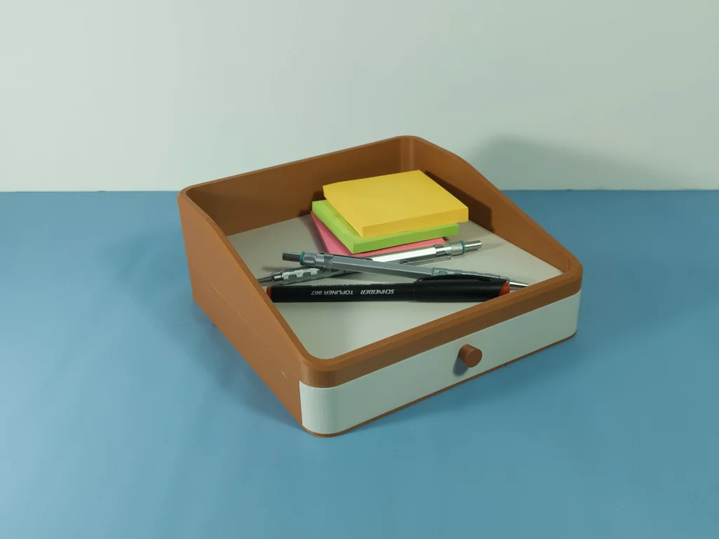 3D модель Налаштовуваний піднос з ящиками - фото 5