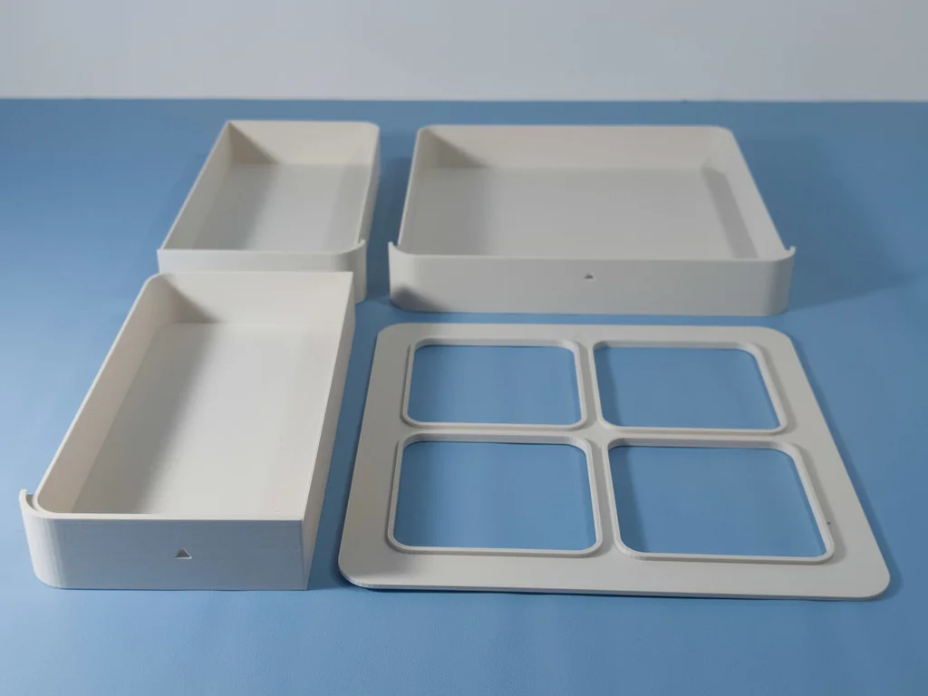 3D модель Налаштовуваний піднос з ящиками - фото 6