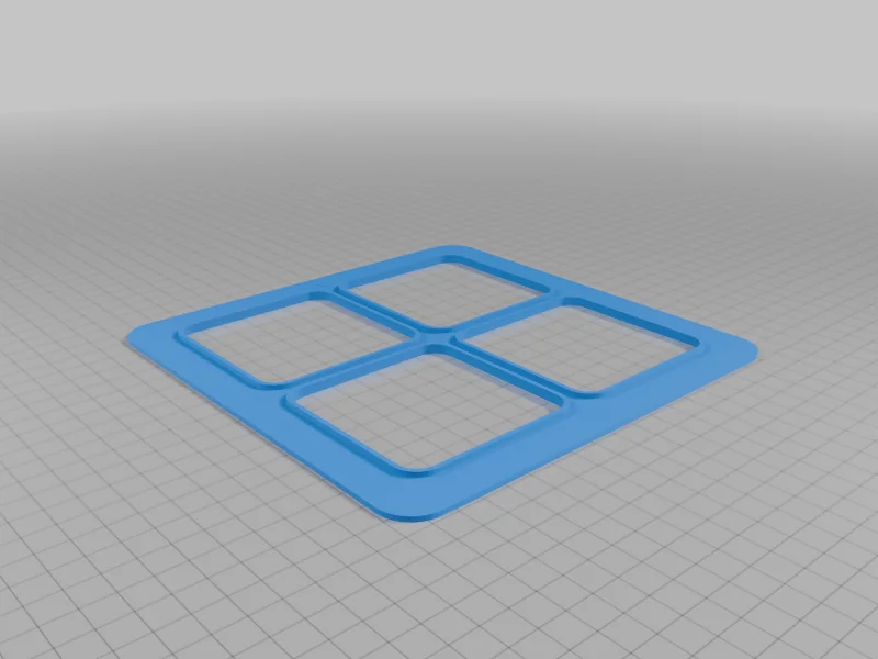 3D модель Налаштовуваний піднос з ящиками - фото 19