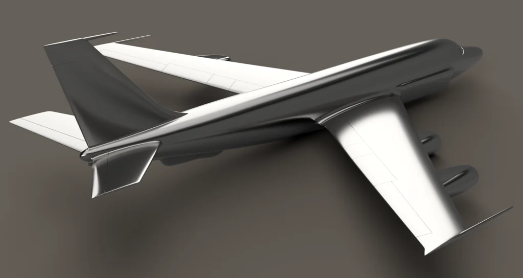 3D модель Модель самолета RC-135 в масштабе 1:64 - фото 2