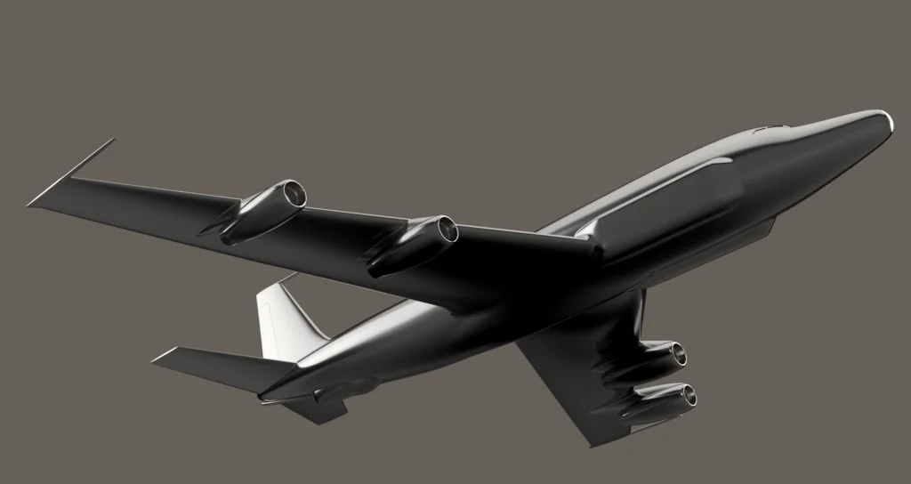 3D модель Модель самолета RC-135 в масштабе 1:64 - фото 3