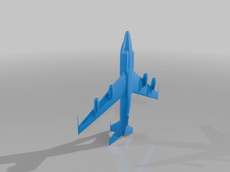 3D модель Модель самолета RC-135 в масштабе 1:64 - фото 5