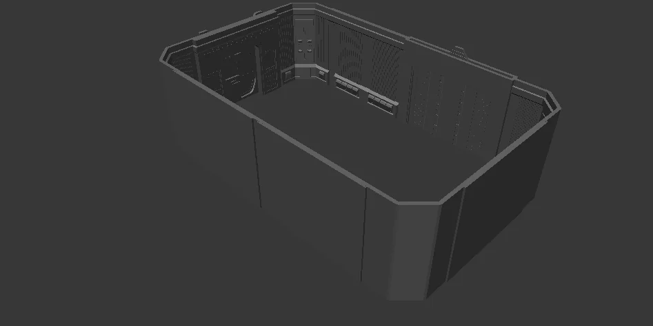 3D модель Модель AFA – Intrepid - 4.5" Масштаб - Грузовой отсек - фото 1