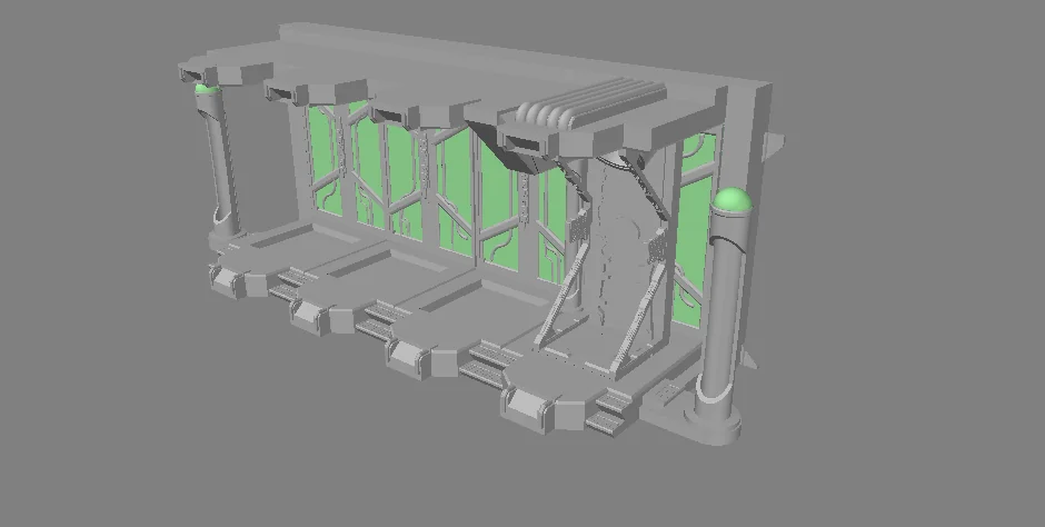 3D модель Модель AFA – Intrepid - 4.5" Масштаб - Грузовой отсек - фото 1