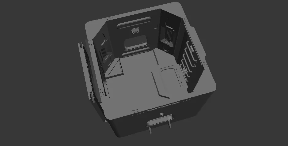 3D модель AFA – Інтрепід і Галактика - 4.5" Модель - Перехрестя Жеффріса - фото 2