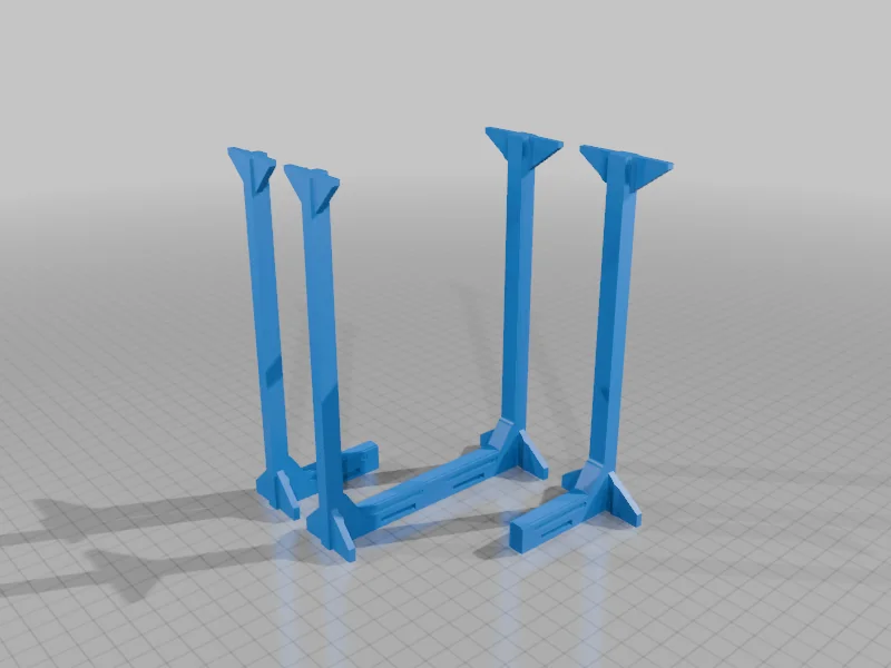 3D модель Модель: AFA – Intrepid - Довгий коридор мосту 4.5" - фото 2