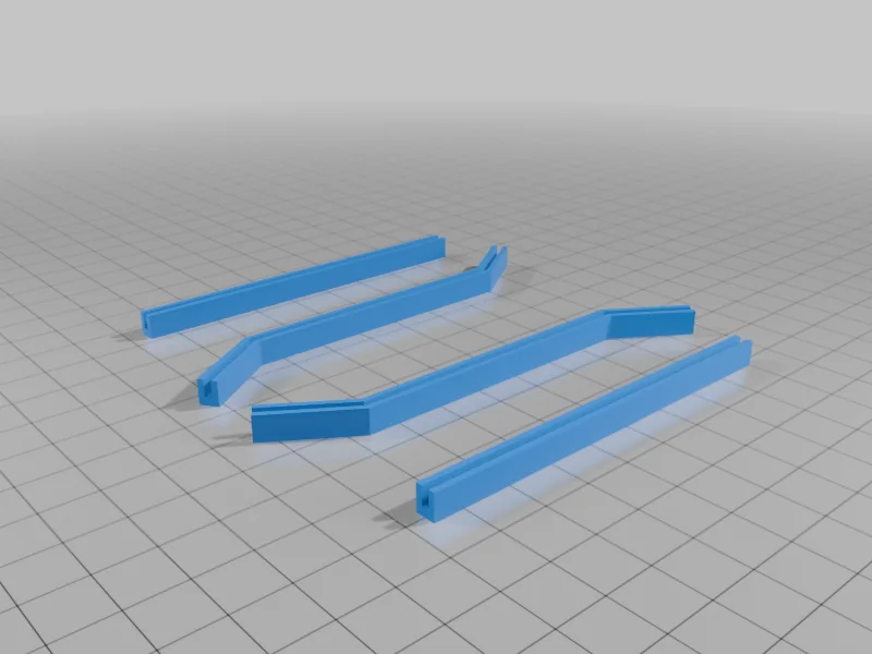 3D модель Модель AFA – Intrepid - Перила моста 4.5" - фото 3