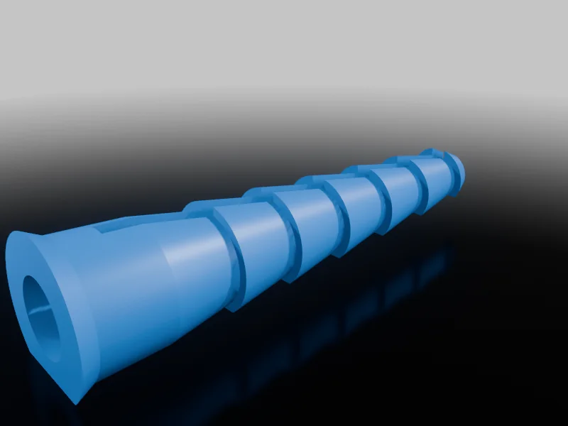 3D модель Горизонтальный анкеровочный стеновой монтаж - фото 2