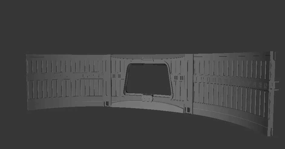 3D модель Модель AFA – Intrepid: Екран мосту (4.5 дюйма) - фото 1