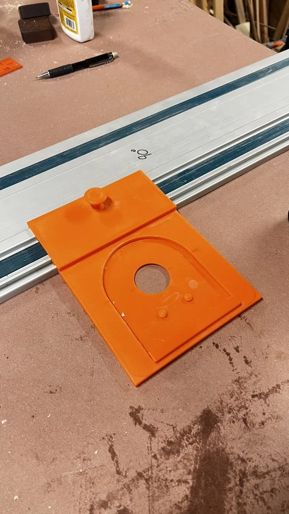 3D модель Направляющая для Dewalt на направляющей Makita - фото 2