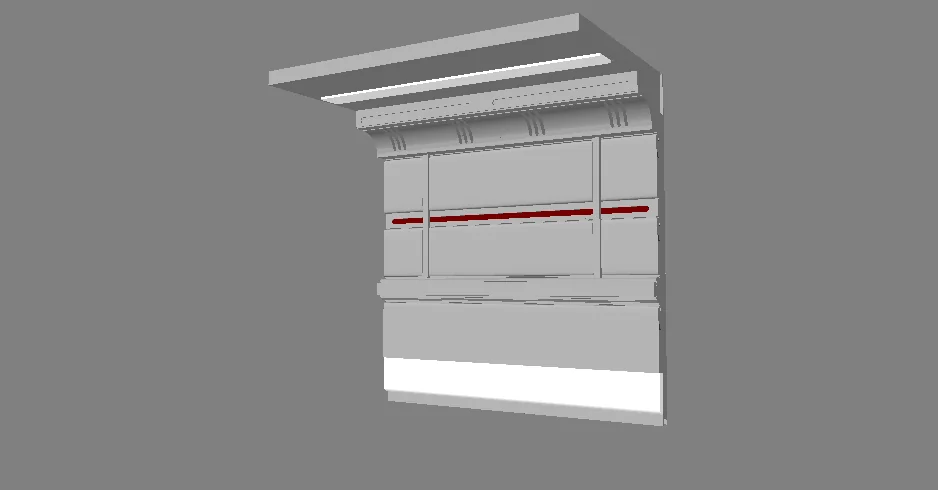 3D модель Модель AFA – Intrepid - 4.5" Масштаб - Коридори - фото 1