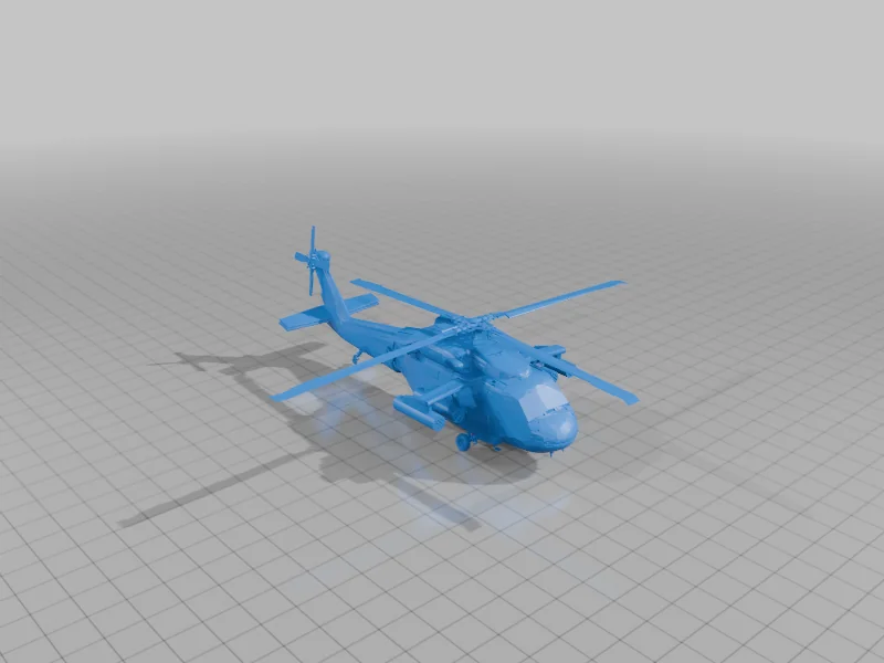 3D модель Blackhawk Solid с лопастями