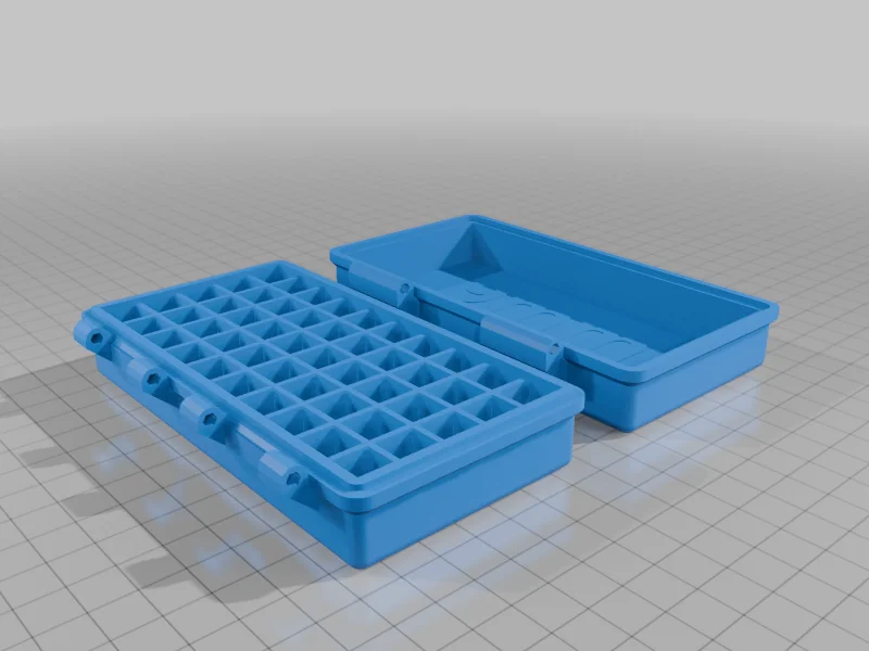 3D модель Конфігурована коробка OpenSCAD з перегородками - фото 5