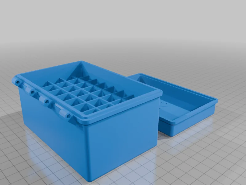 3D модель Конфігурована коробка OpenSCAD з перегородками - фото 14