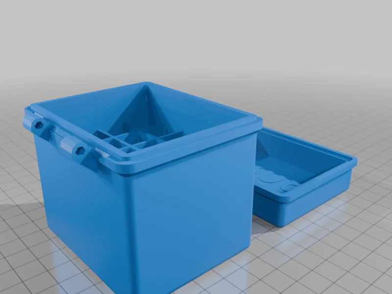 3D модель Конфігурована коробка OpenSCAD з перегородками - фото 15