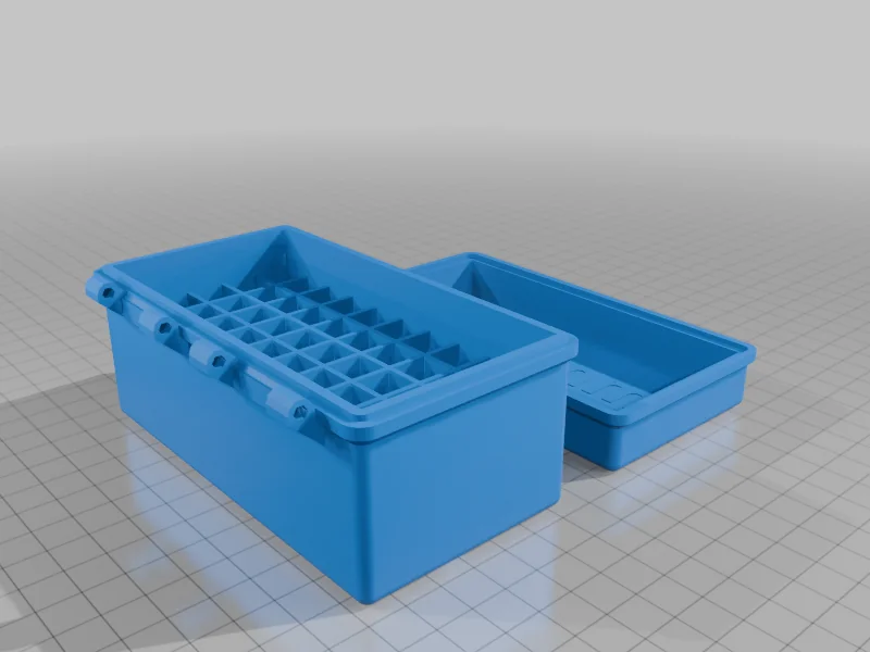 3D модель Конфігурована коробка OpenSCAD з перегородками - фото 16