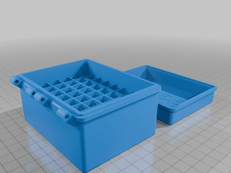 3D модель Конфігурована коробка OpenSCAD з перегородками - фото 17