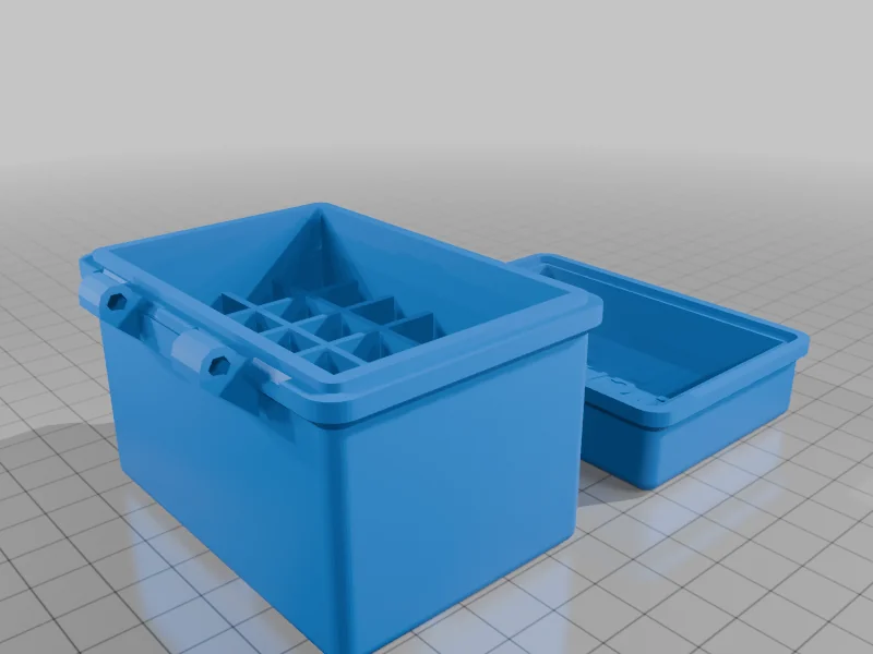 3D модель Конфігурована коробка OpenSCAD з перегородками - фото 19