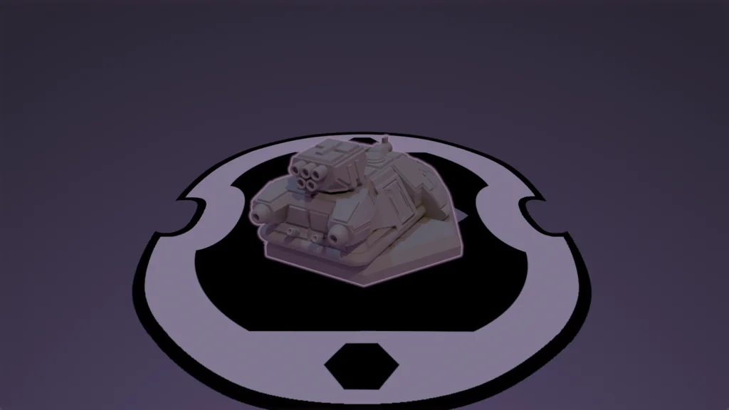 3D модель Blizzard Hover Transport 3D Модель - фото 2