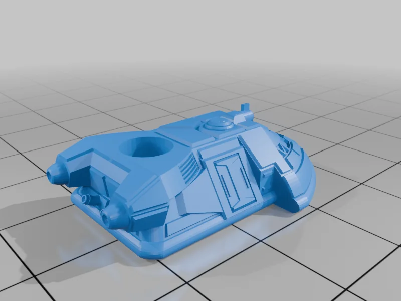 3D модель Blizzard Hover Transport 3D Модель - фото 4