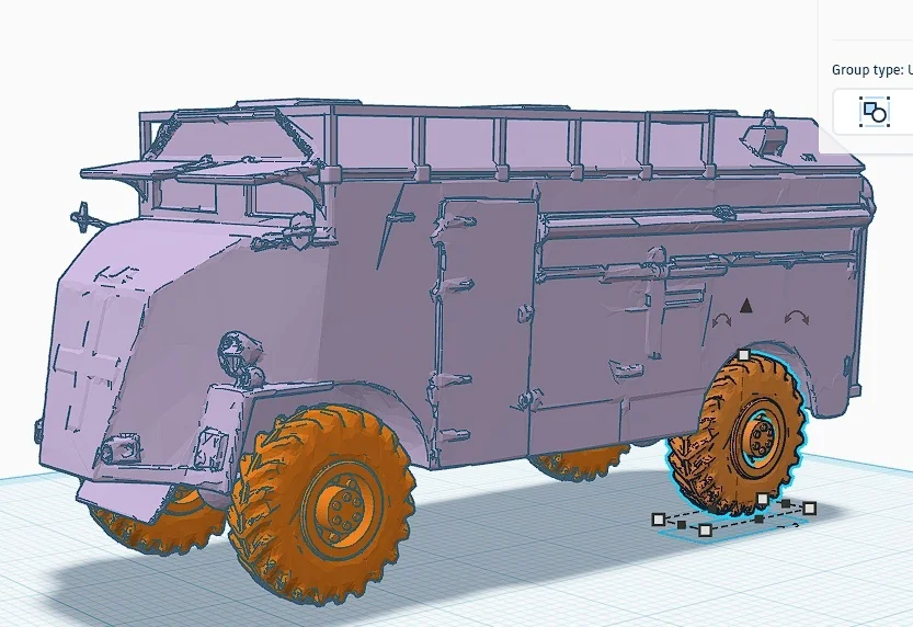 3D модель Командний транспорт Rommels-Kampfstaffel - фото 2