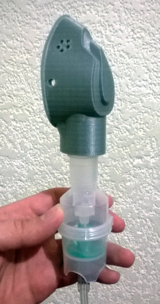 3D модель Маска небулайзера для детей - фото 2