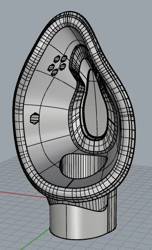 3D модель Маска небулайзера для детей - фото 6