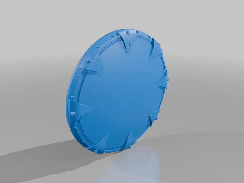 3D модель Модель щита DOOM The Dark Ages - Вращающийся - фото 10