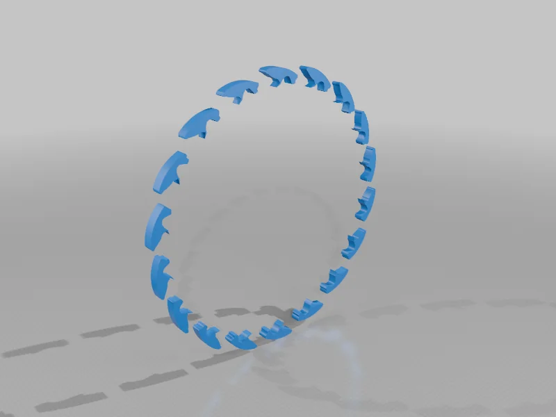 3D модель Модель щита DOOM The Dark Ages - Вращающийся - фото 12