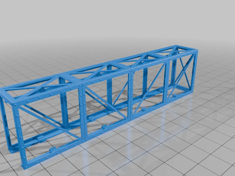 3D модель Промышленный мостовой кран в масштабе HO (1:87) - фото 15