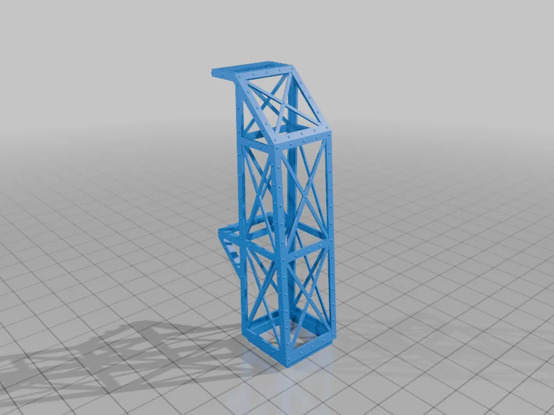 3D модель Промышленный мостовой кран в масштабе HO (1:87) - фото 18