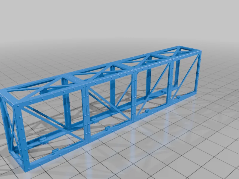 3D модель Промышленный мостовой кран в масштабе HO (1:87) - фото 26