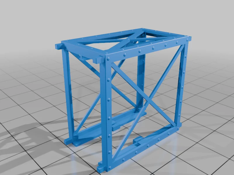 3D модель Промышленный мостовой кран в масштабе HO (1:87) - фото 39