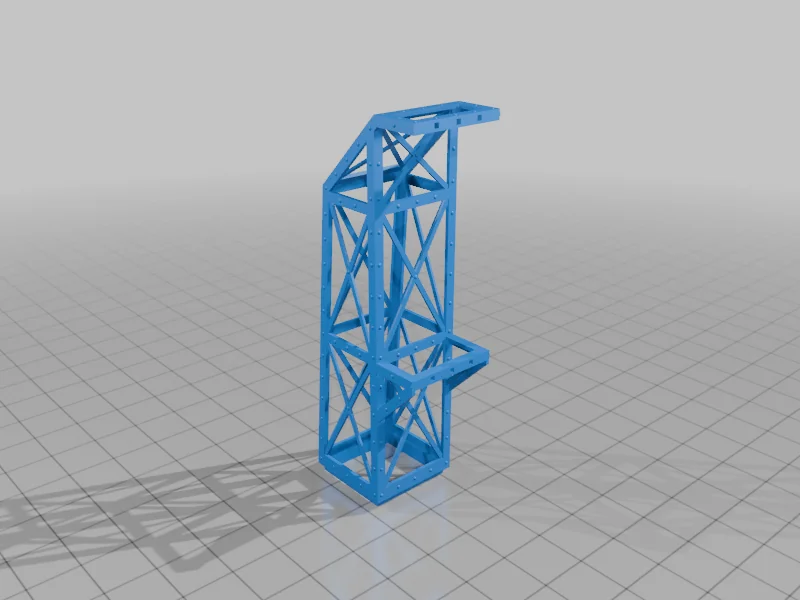 3D модель Промышленный мостовой кран в масштабе HO (1:87) - фото 41